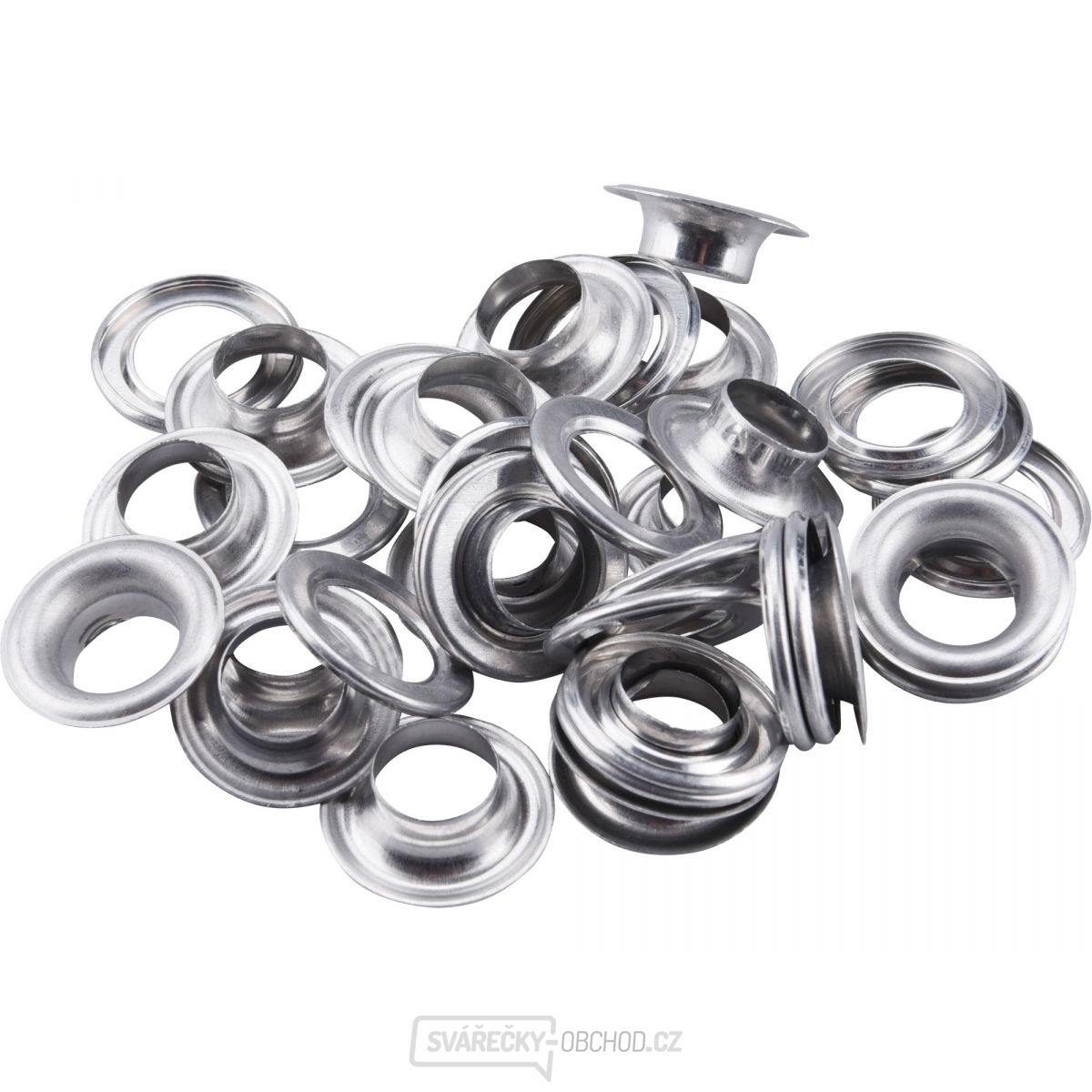 Oka hliníková pro plachty 20ks, O 23/12mm