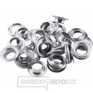 Oka hliníková pro plachty 20ks, O 23/12mm Oka hliníková pro plachty 20ks, O 23/12mm gallery main image