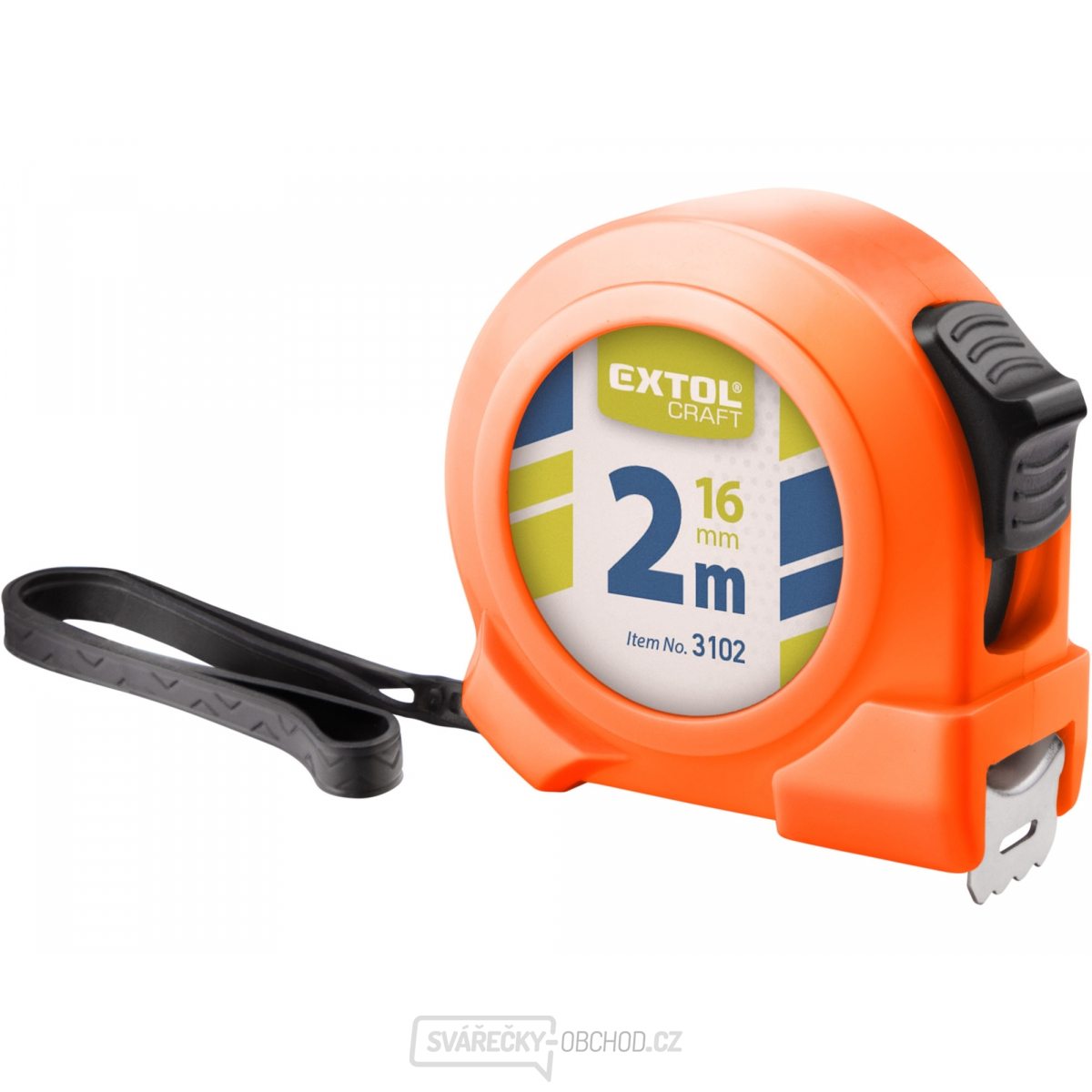 Metr svinovací, 2m, š. pásku 16mm