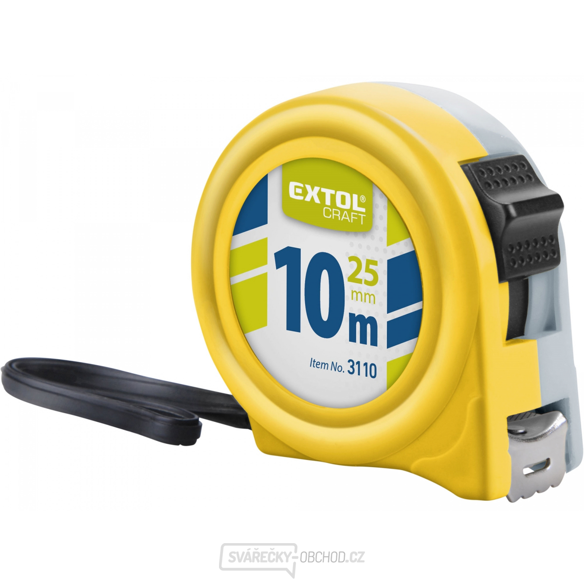 Metr svinovací, 10m, š. pásku 25mm