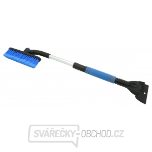 Škrabka s košťátkem BLUE teleskopická skládací 55 - 80cm