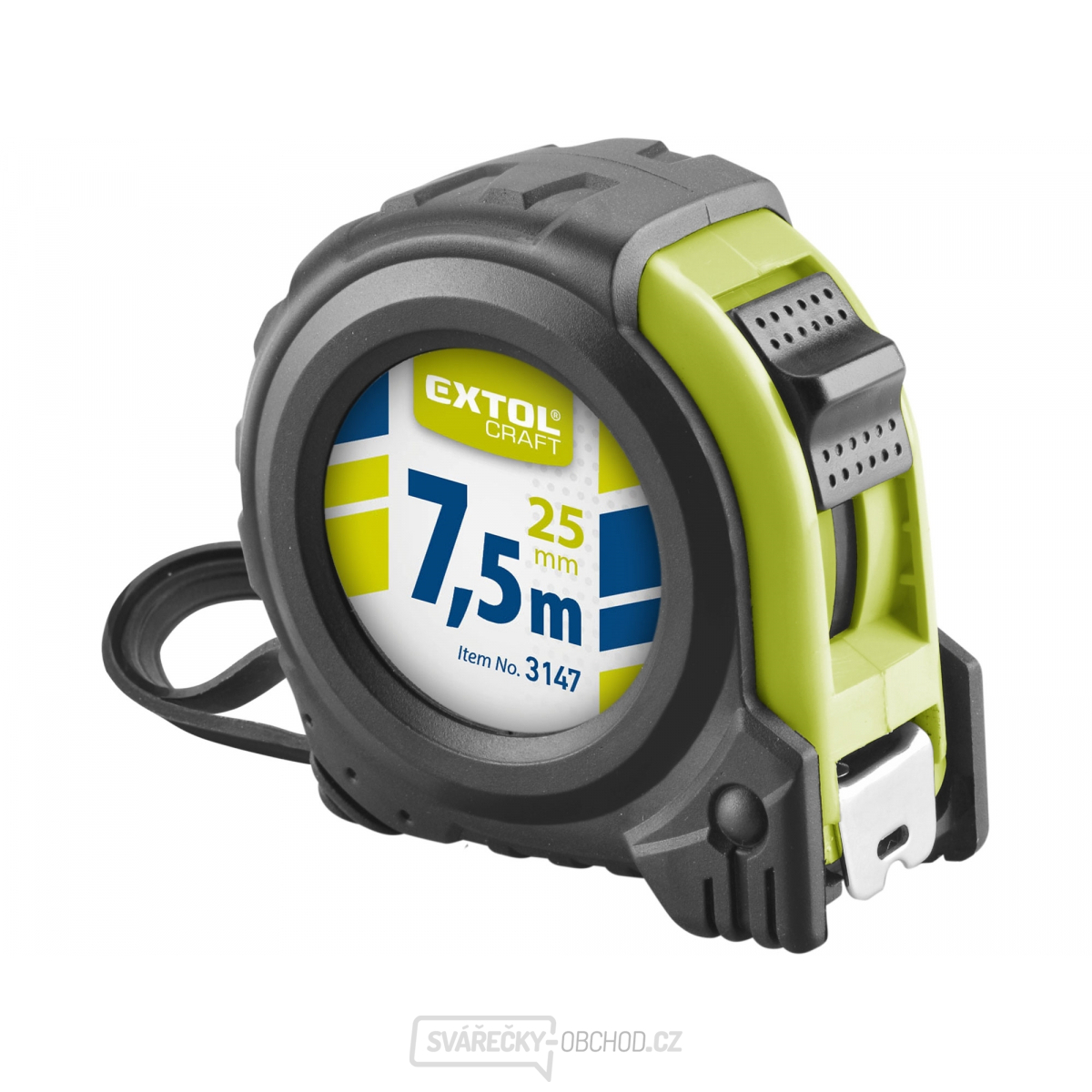 Metr svinovací, 7,5m, š. pásku 25mm