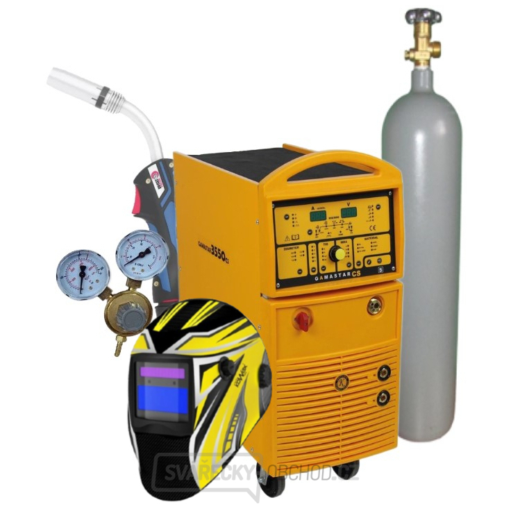 Omicron Gamastar 3550CS Synergie 4-Kladka + Hořák + Ventil + Kukla + plná Láhev CO2