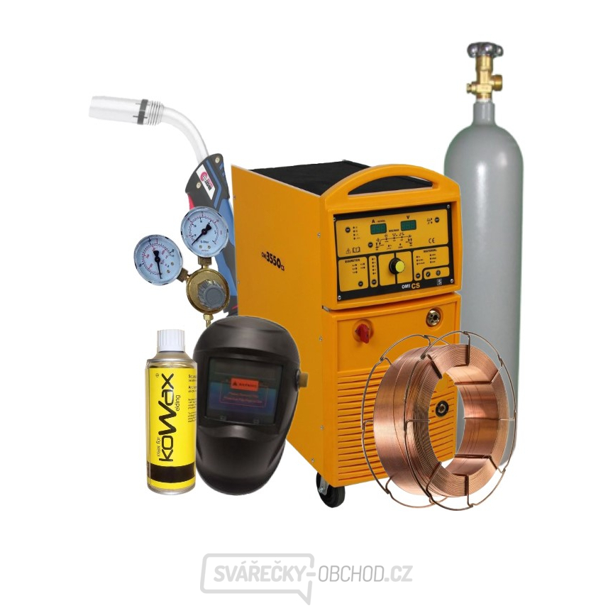 Omi 3550CS Synergie + Hořák + Ventil + Kukla + Sprej + Drát + plná Láhev CO2