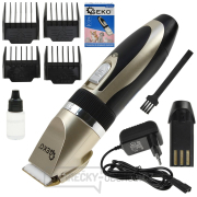 GEKO Aku stříhací strojek na domácí zvířata 3,7V GEKO Aku stříhací strojek na domácí zvířata 3,7V náhled