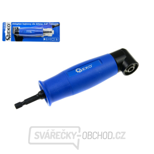 GEKO Úhlový nástavec pro šroubovák, vrtačku 155mm, 1/4 GEKO Úhlový nástavec pro šroubovák, vrtačku 155mm, 1/4