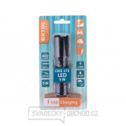 Svítilna 400lm, zoom, USB nabíjení, CREE XTE 5W náhled