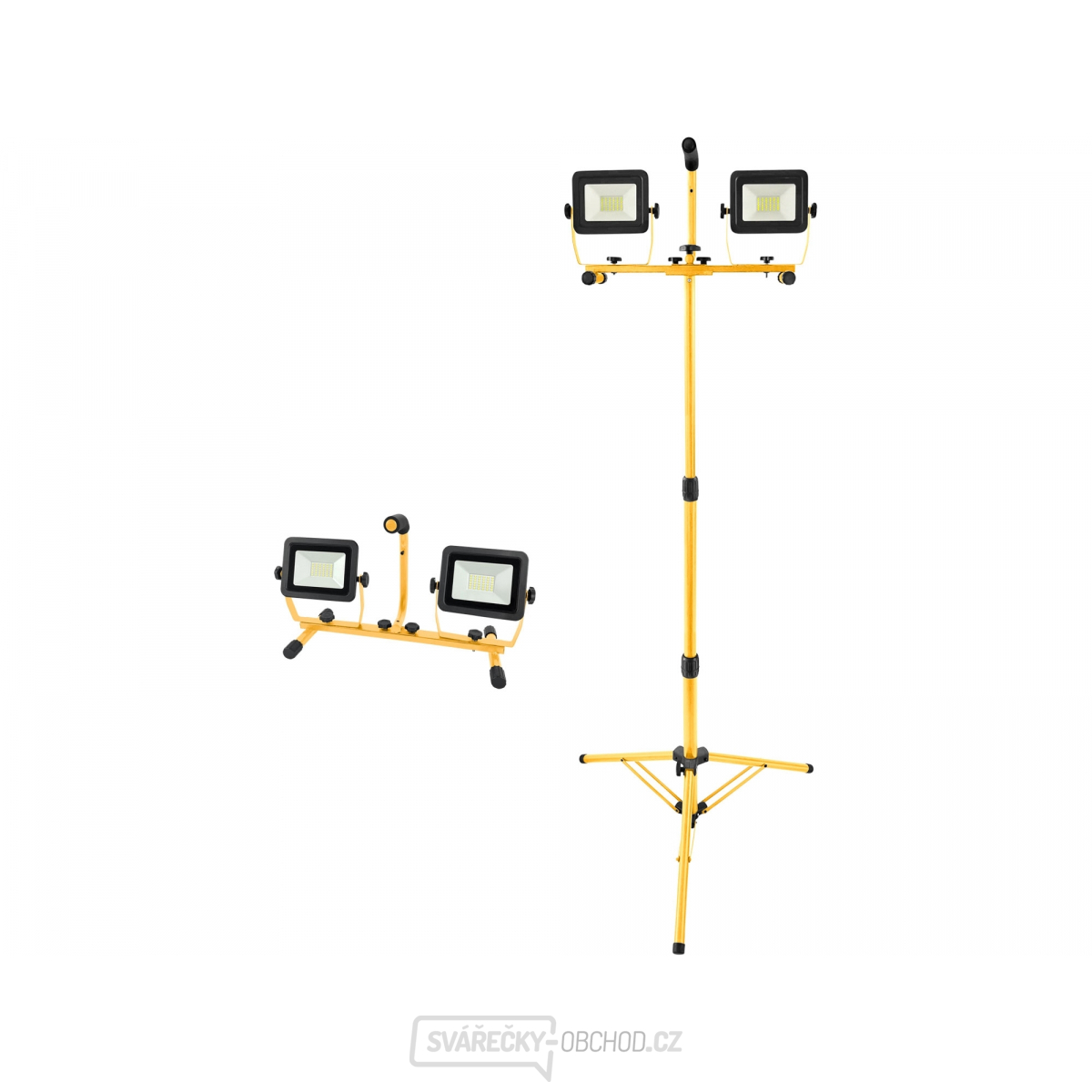 Reflektor LED, 2x2700lm, se stojanem 180cm