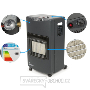GEKO Plynový ohřívač 4,2 kW v setu s redukcí a hadicí GEKO Plynový ohřívač 4,2 kW v setu s redukcí a hadicí gallery main image