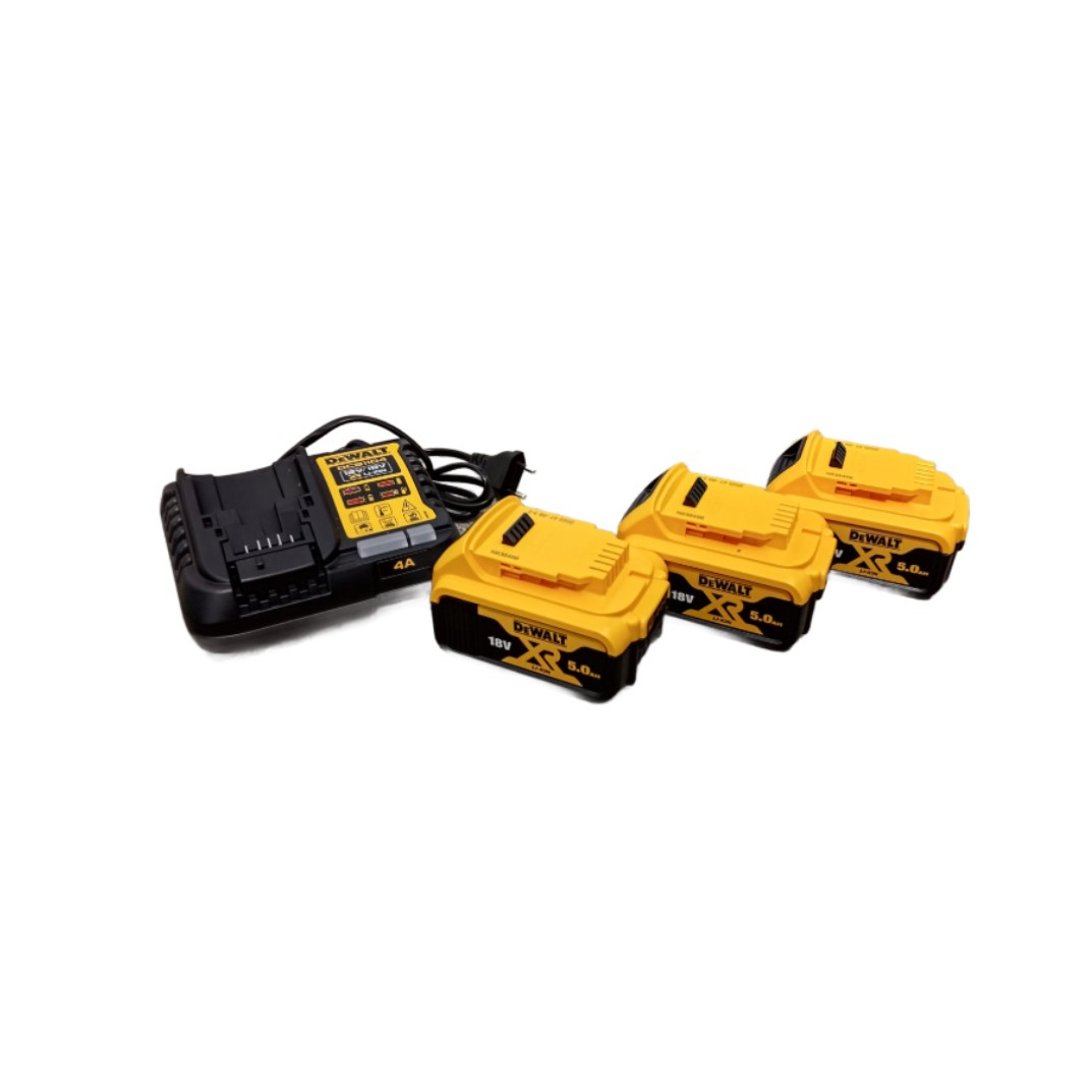 Levně Aku set baterii 5.0Ah 3x18v + nabíječka DCB1104P3