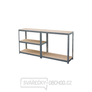 GEKO Pozinkovaný regál s policemi, nosnost 175 kg náhled