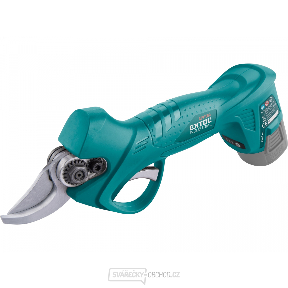 Nůžky zahradnické aku, 16V Li-ion, bez baterie a nabíječky