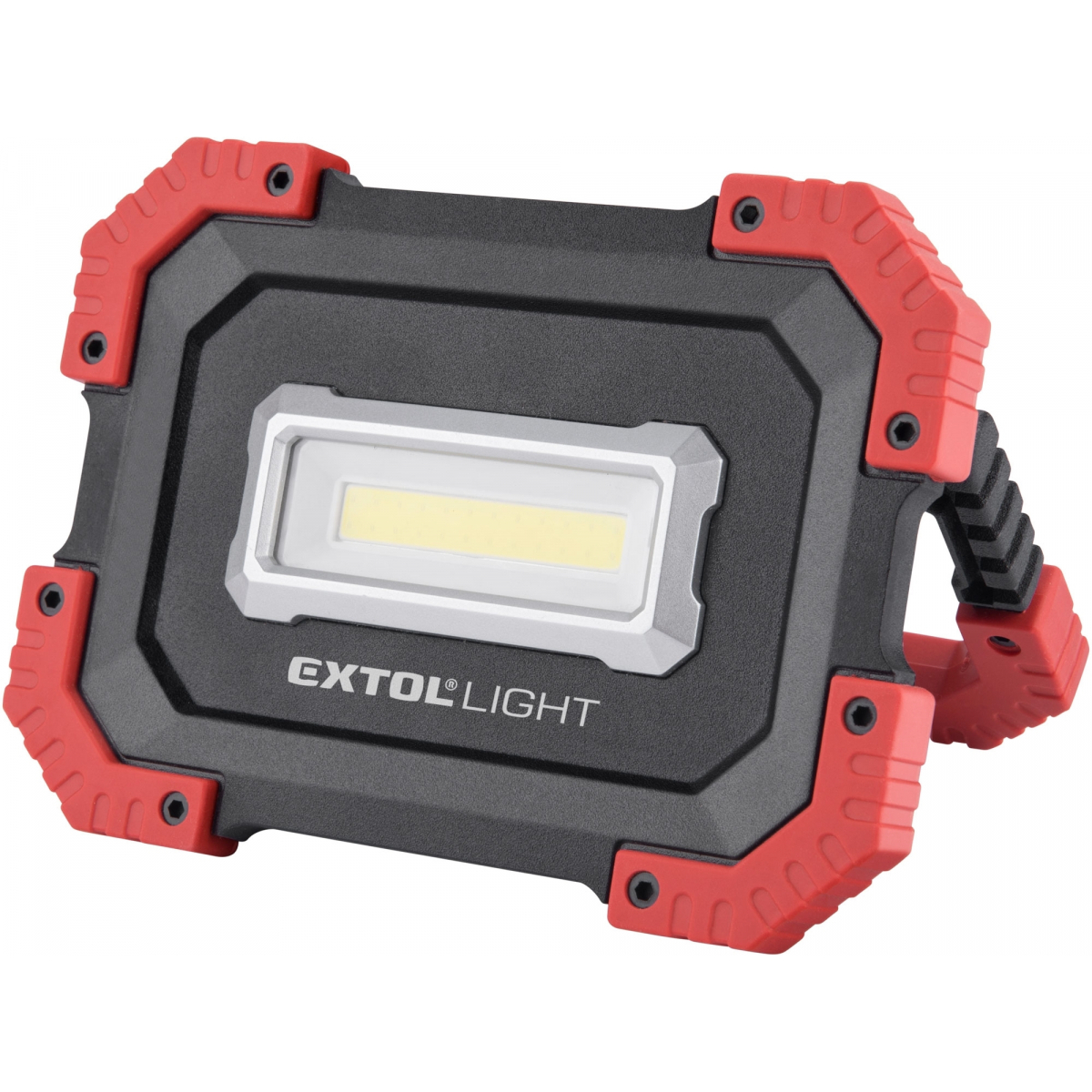 EXTOL LIGHT Reflektor LED, 1000lm, USB nabíjení s powerbankou, Li-ion
