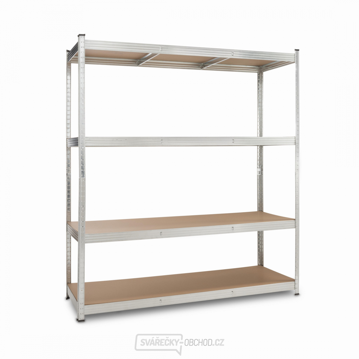 KREATOR KRT674005 - Kovový regál 180 x 160 x 60cm, 4 police, 1.000kg