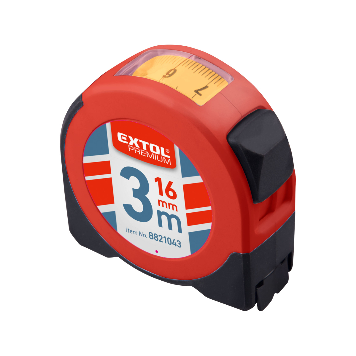 Levně Metr svinovací s odečítacím okénkem, 3m, š. pásku 16mm 8821043