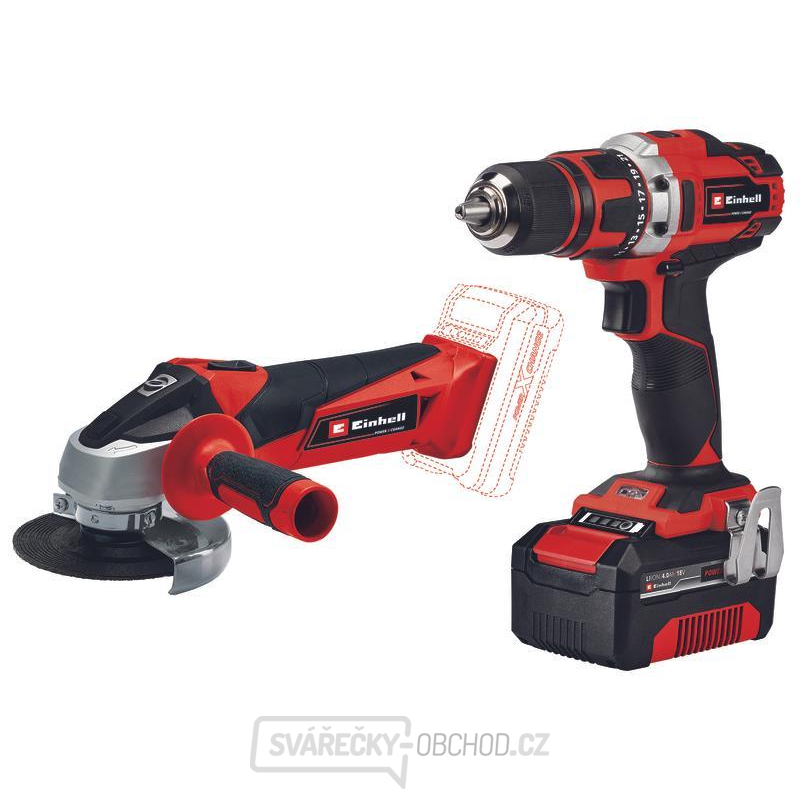 EINHELL AKU sada nářadí TE-TK 18/2 Li Kit (CD+AG)
