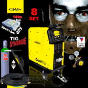 KOWAX GeniTig®320 AC/DC LCD5 + Hořák TIG18 + Podvozek + Chladič + Redukční ventil + plná Tlaková láhev Argon Náhled