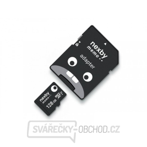 Karta paměťová NEXBY micro SD 128 GB s adaptérem Karta paměťová NEXBY micro SD 128 GB s adaptérem gallery main image