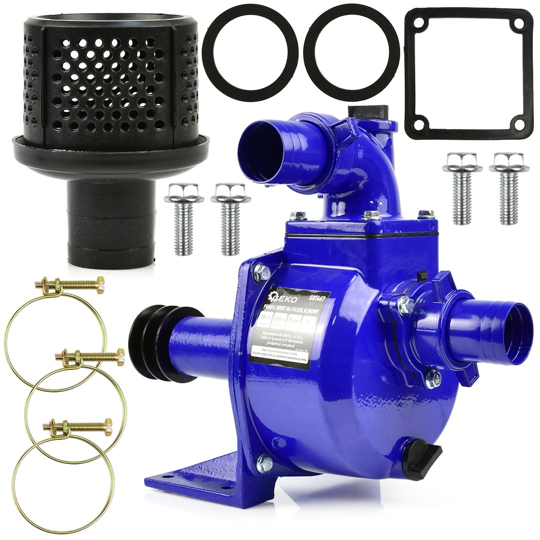 GEKO Mechanické samonasávací čerpadlo s řemenicí 2” Náhled