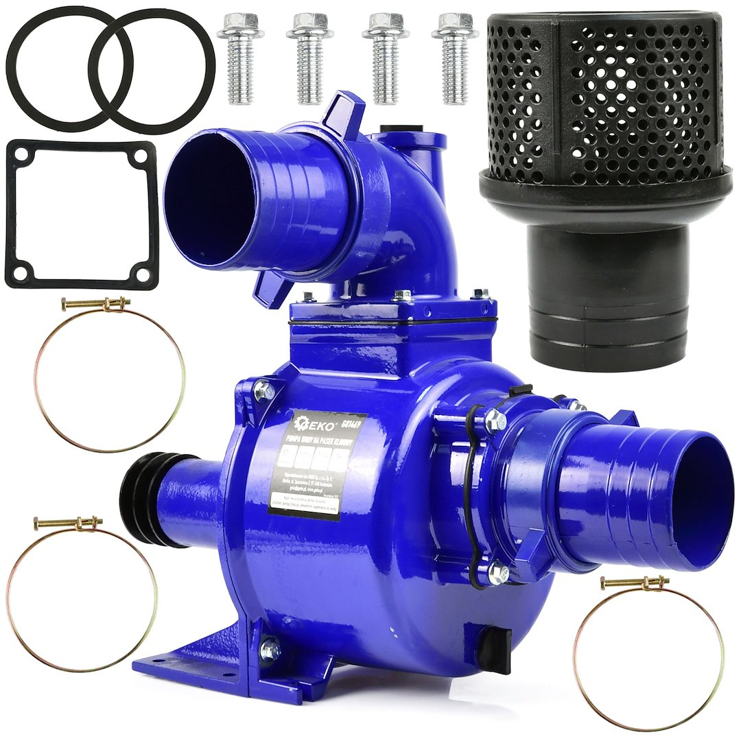 GEKO Mechanické samonasávací čerpadlo s řemenicí 4” Náhled