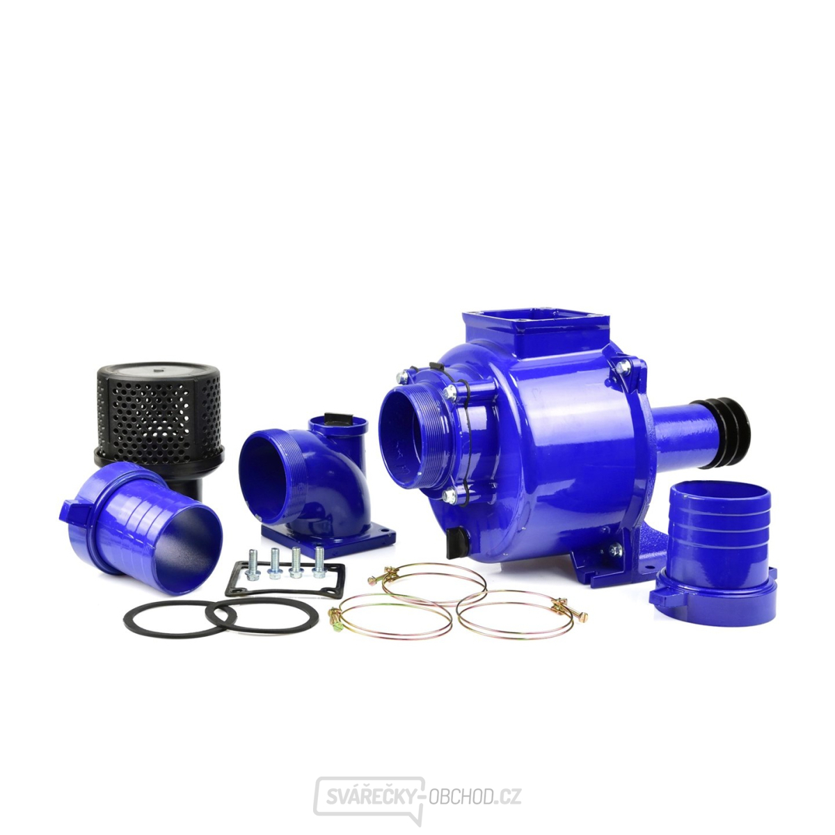 GEKO Mechanické samonasávací čerpadlo s řemenicí 4”