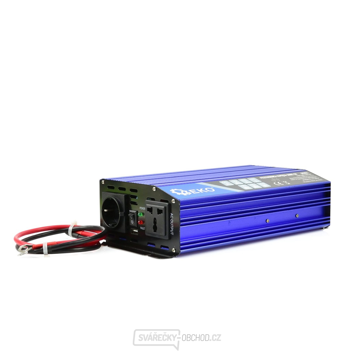 Sinusový měnič napětí 12V/230V 1000/2000W GEKO Sinusový měnič napětí 12V/230V 1000/2000W GEKO gallery main image