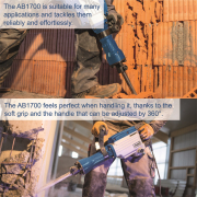 Scheppach AB 1700 bourací kladivo 16 kg náhled