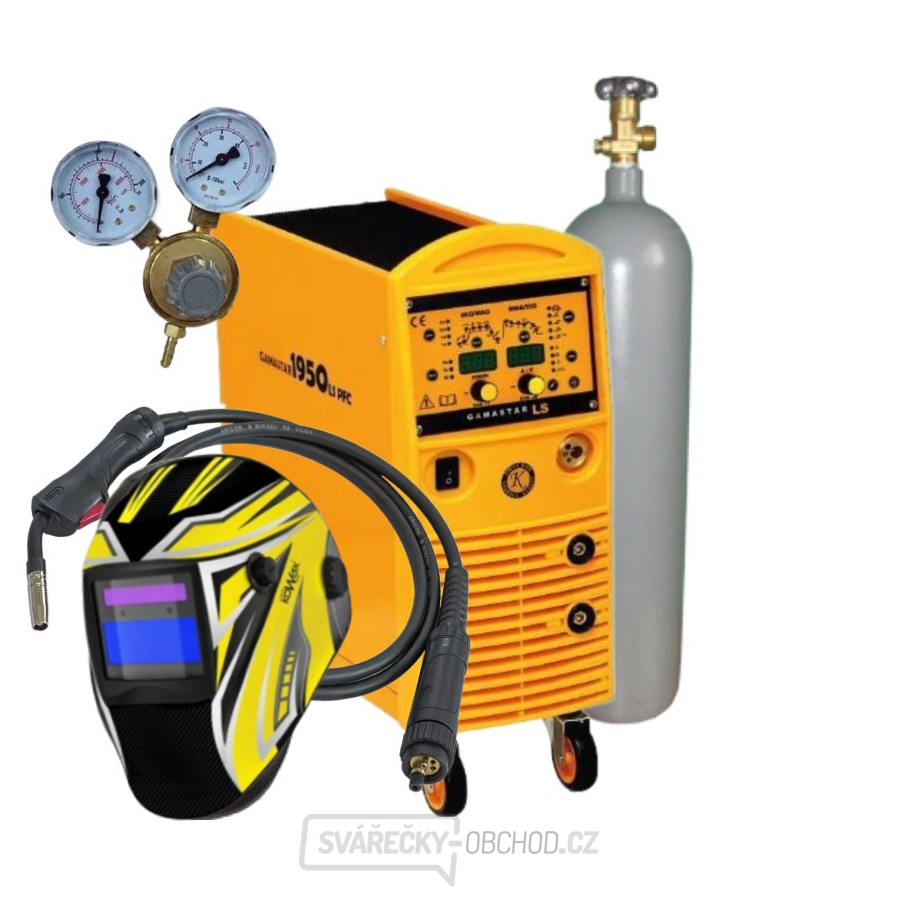 Omicron Gamastar 1950LS + Hořák + Red. Ventil + Kukla + Plná Láhev Co2