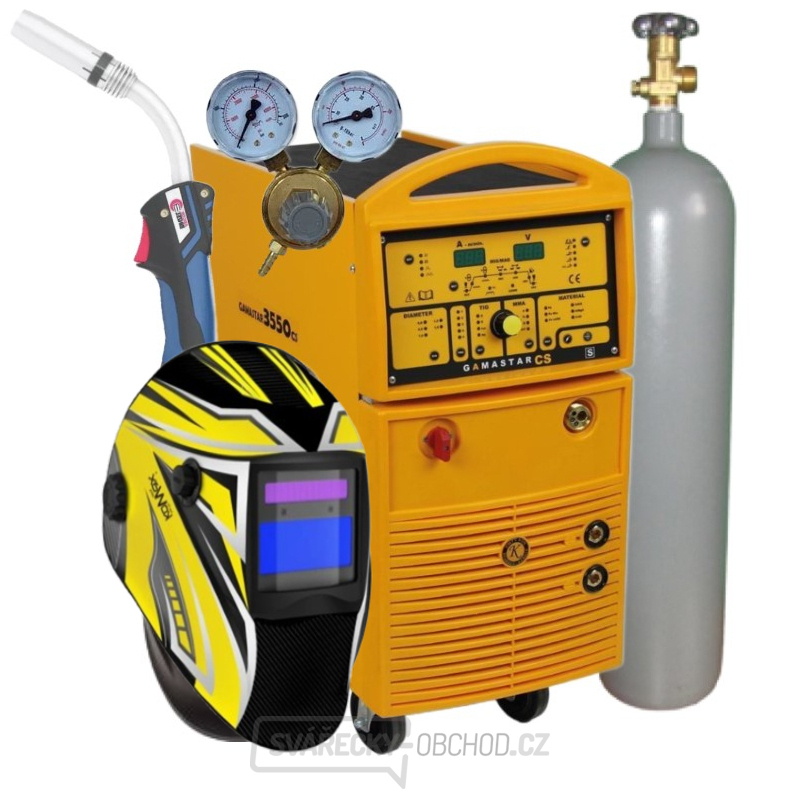 Omicron Gamastar 3550 CSW + Hořák + Red. Ventil + Kukla + plná Co2 Láhev
