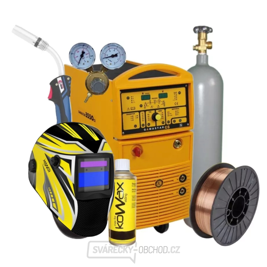 Omicron Gamastar 3550 CSW + Hořák + Red. Ventil + Kukla + plná Co2 Láhev + Sprej + Drát