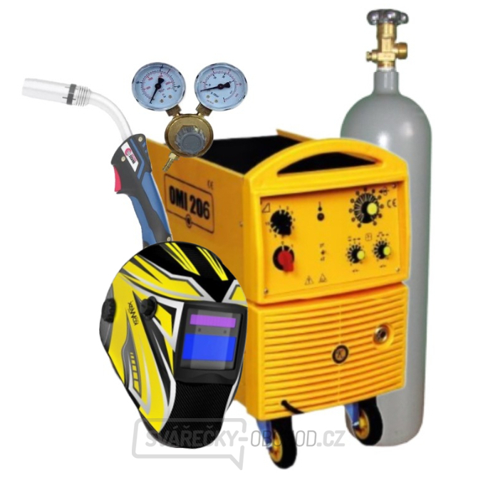 Omicron OMI 306i + Hořák + Red. Ventil + Kukla + plná Láhev Co2