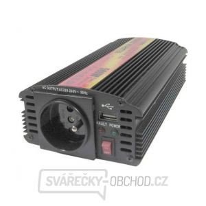 Měnič napětí CARSPA CAR500 24V/230V 500W USB Měnič napětí CARSPA CAR500 24V/230V 500W USB gallery main image