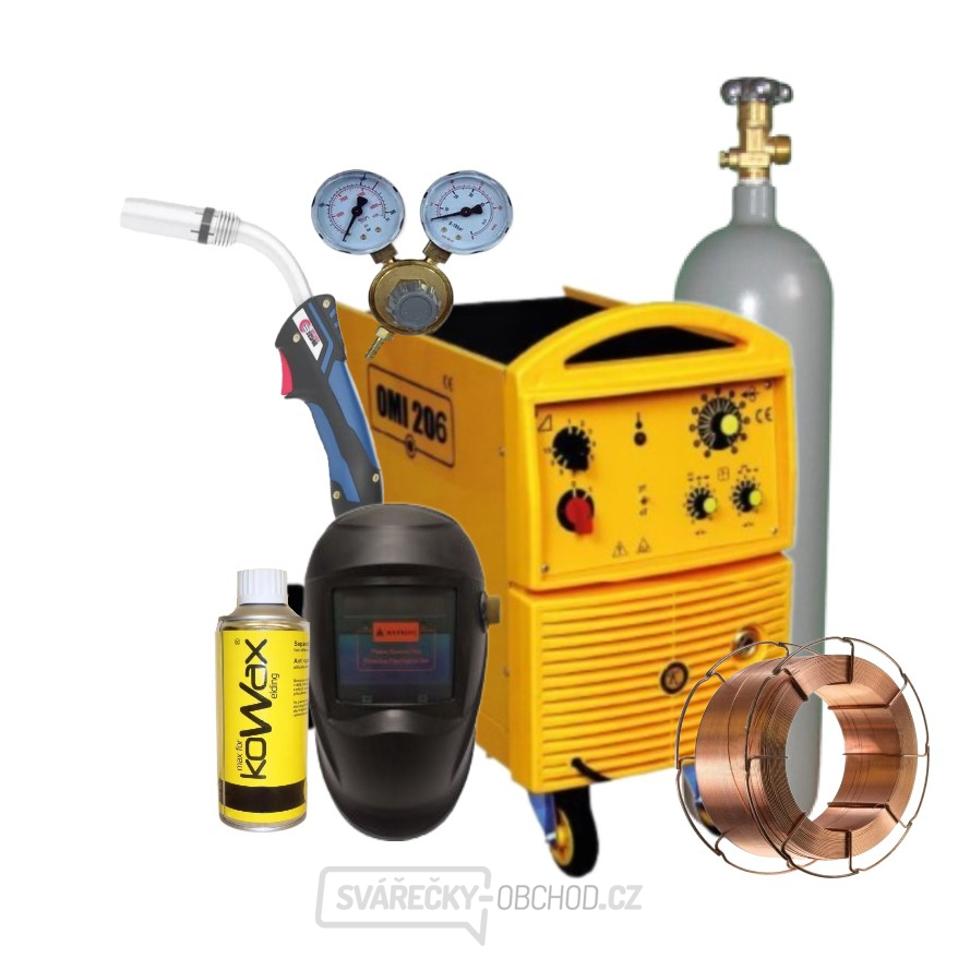 Omicron OMI 306i + Hořák + Red. Ventil + Kukla + plná Láhev Co2 + Sprej + Drát