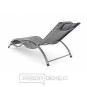 Lehátko VIOLA De Luxe (Black & Grey) Lehátko VIOLA De Luxe (Black & Grey) náhled