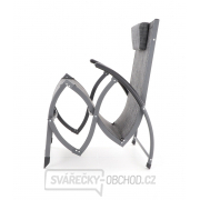 Lehátko VIOLA De Luxe (Black & Grey) Lehátko VIOLA De Luxe (Black & Grey) náhled