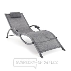 Lehátko VIOLA De Luxe (Black & Grey) Lehátko VIOLA De Luxe (Black & Grey) gallery main image