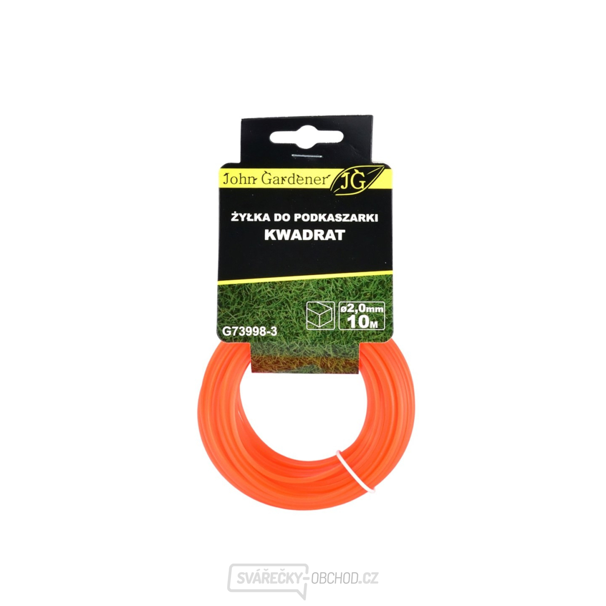 Geko  žací struna pr. 2,0 mm, délka 10m, čtvercový  průřez