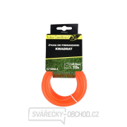 Geko  žací struna pr. 2,0 mm, délka 10m, čtvercový  průřez  Geko  žací struna pr. 2,0 mm, délka 10m, čtvercový  průřez  gallery main image