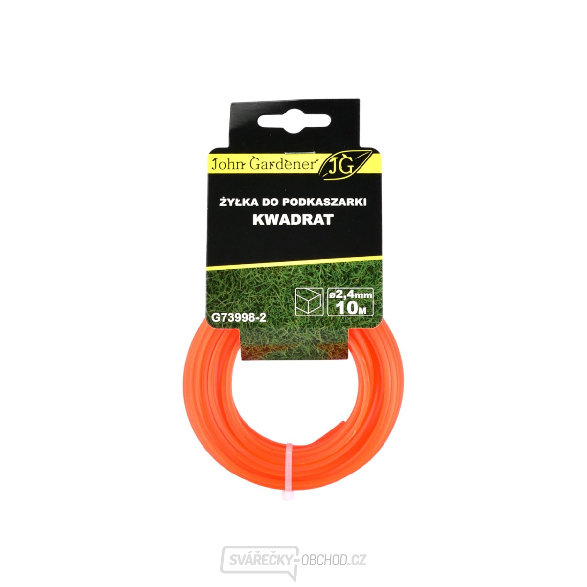 Geko  žací struna pr. 2,4 mm, délka 10m, čtvercový průřez
