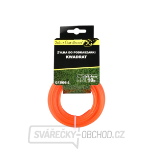 Geko  žací struna pr. 2,4 mm, délka 10m, čtvercový průřez  Geko  žací struna pr. 2,4 mm, délka 10m, čtvercový průřez  gallery main image