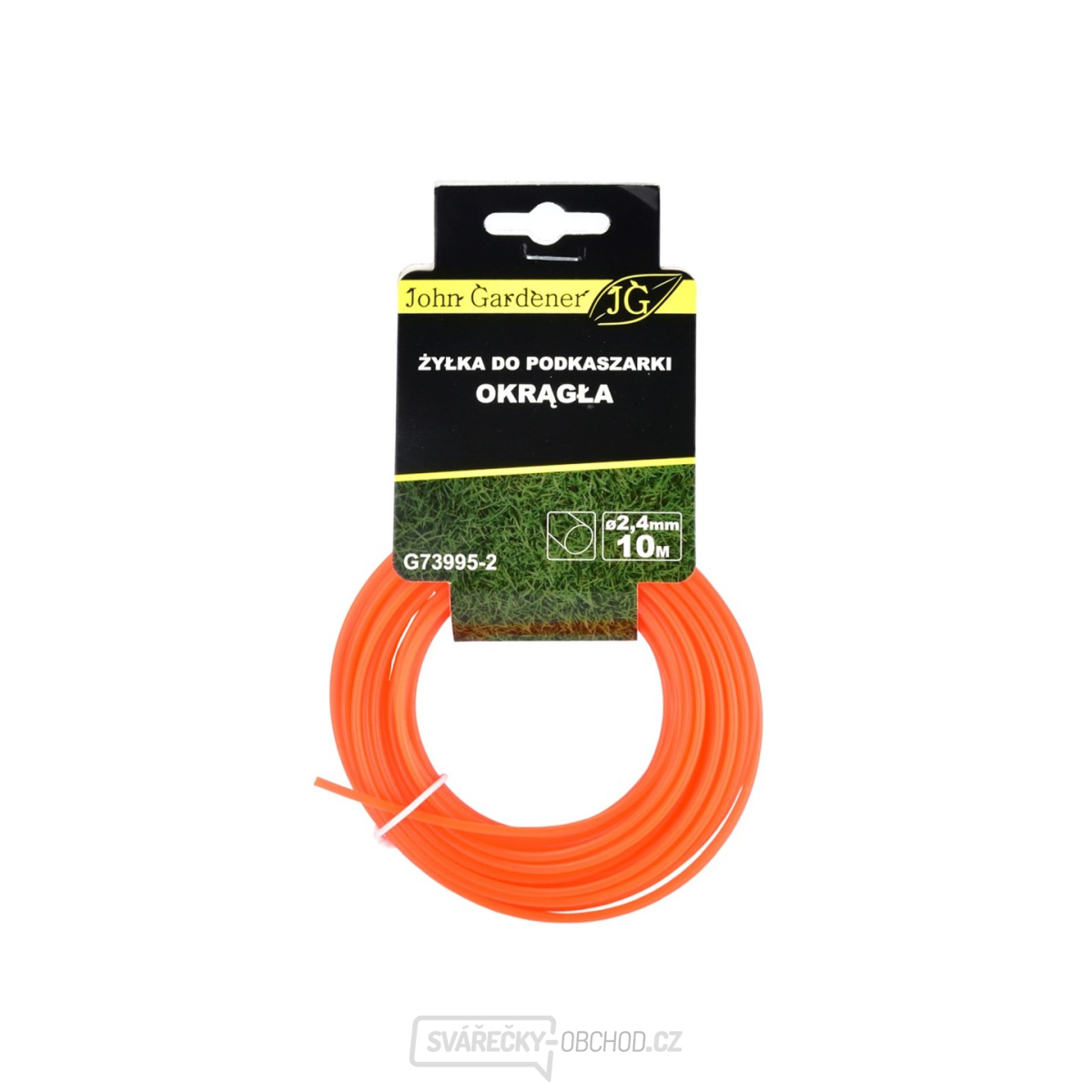 Geko  žací struna pr. 2,4 mm, délka 10m, kulatý průřez  Geko  žací struna pr. 2,4 mm, délka 10m, kulatý průřez  gallery main image