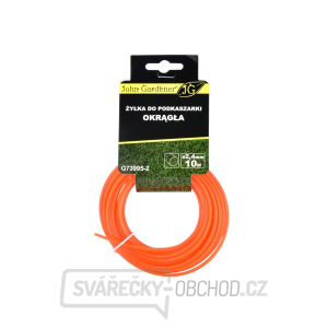 Geko  žací struna pr. 2,4 mm, délka 10m, kulatý průřez  Geko  žací struna pr. 2,4 mm, délka 10m, kulatý průřez  gallery main image