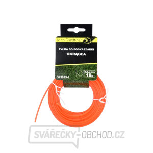 Geko  žací struna pr. 2,7 mm, délka 10m, kulatý průřez  Geko  žací struna pr. 2,7 mm, délka 10m, kulatý průřez  gallery main image