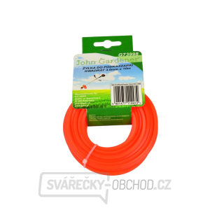 Geko  žací struna pr. 3,0 mm, délka 10m, čtvercový průřez  Geko  žací struna pr. 3,0 mm, délka 10m, čtvercový průřez  gallery main image