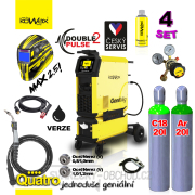 KOWAX GeniMig®355DP LCD5 + Vodní chlazení + Kukla + Hořák + Láhev Co2 + Láhev Argon  Náhled