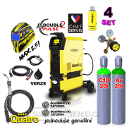 KOWAX GeniMig®355DP LCD5 + Vodní chlazení + Kukla + Hořák + Láhev Co2 + Láhev Argon  Náhled