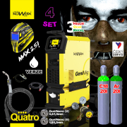 KOWAX GeniMig®355DP LCD5 + Vodní chlazení + Kukla + Hořák + plná Láhev Co2 + Láhev Argon  Náhled