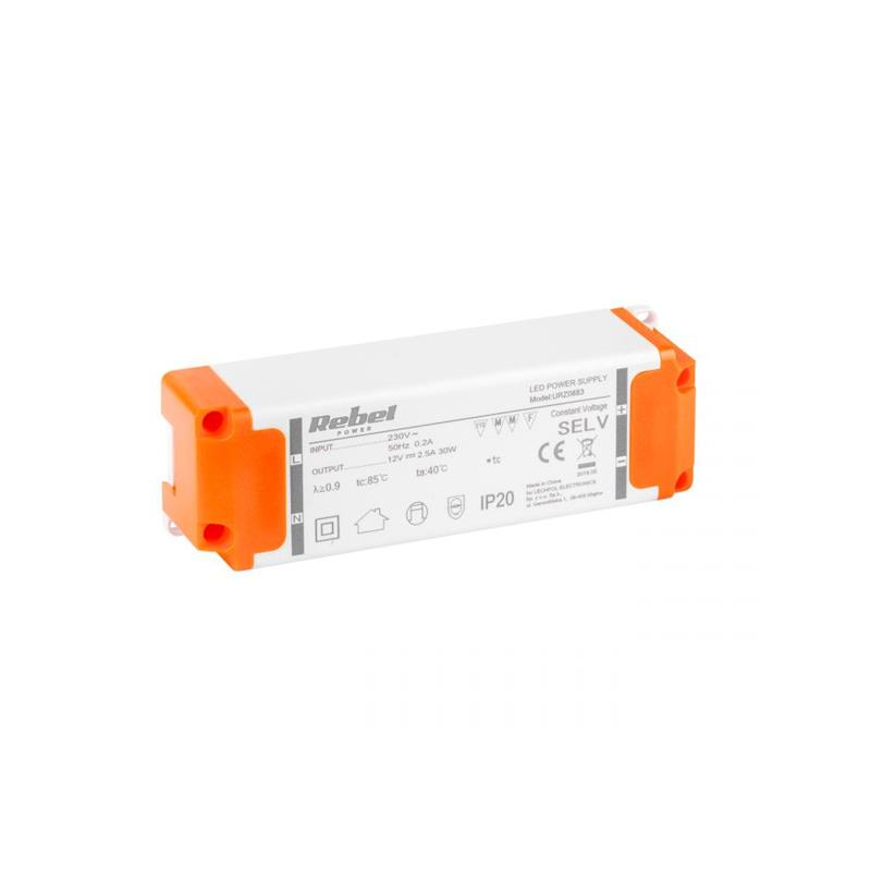 Zdroj pro LED 12V 2,5A 30W REBEL URZ0883 04220215