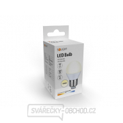 Solight LED žárovka, miniglobe, 8W, E27, 4000K, 720lm Náhled