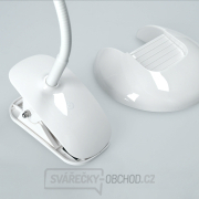 Solight LED stmívatelná lampička 2v1, podstavec i klip, 5W 4000K, 3 barevné kryty náhled